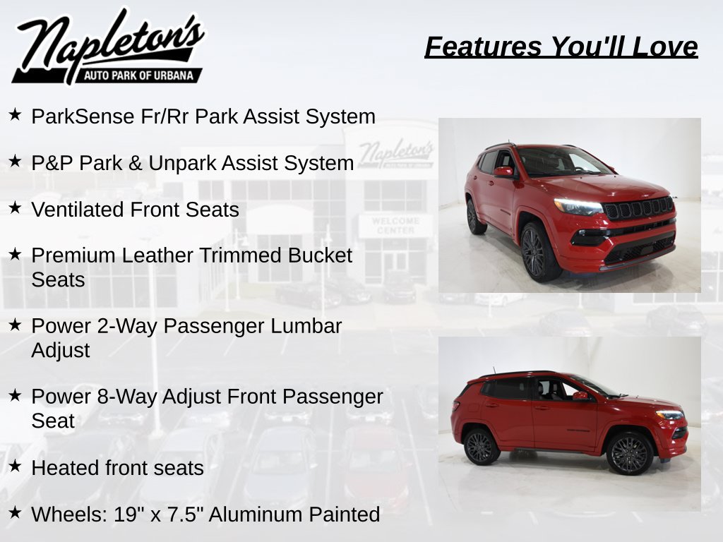 Used 2023 Jeep Compass Limited w/ Elite Group for (Red) Edition AWD/4WD image 37