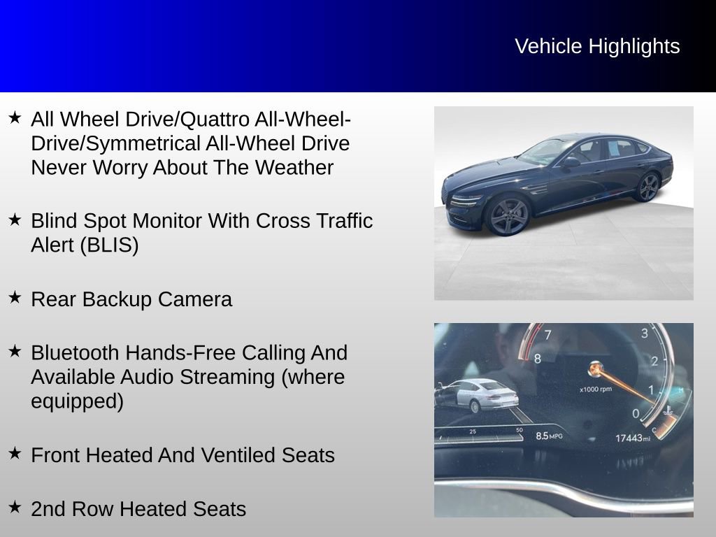 Used 2021 Genesis G80 3.5T image 4