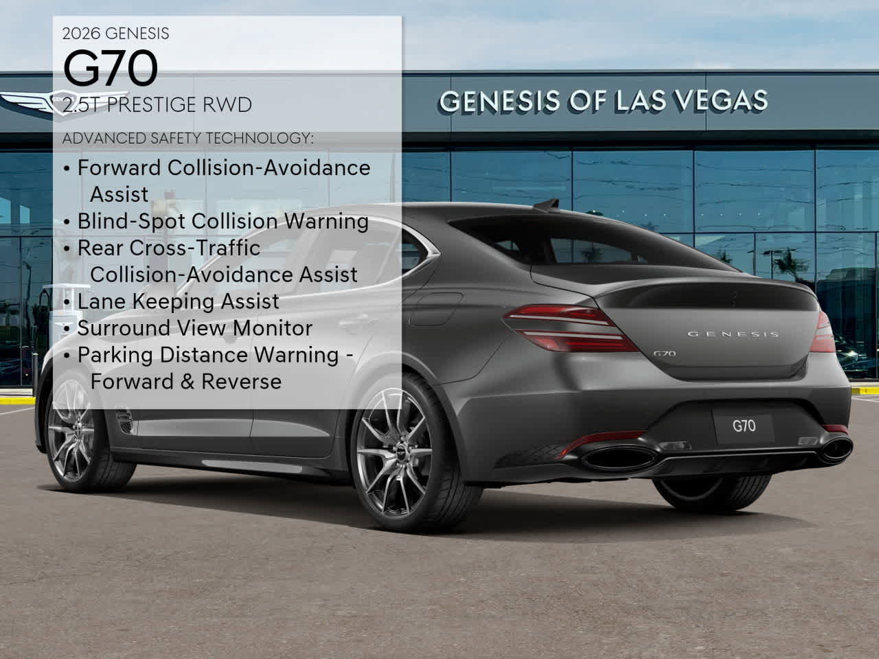New 2026 Genesis G70 2.5T Prestige image 7