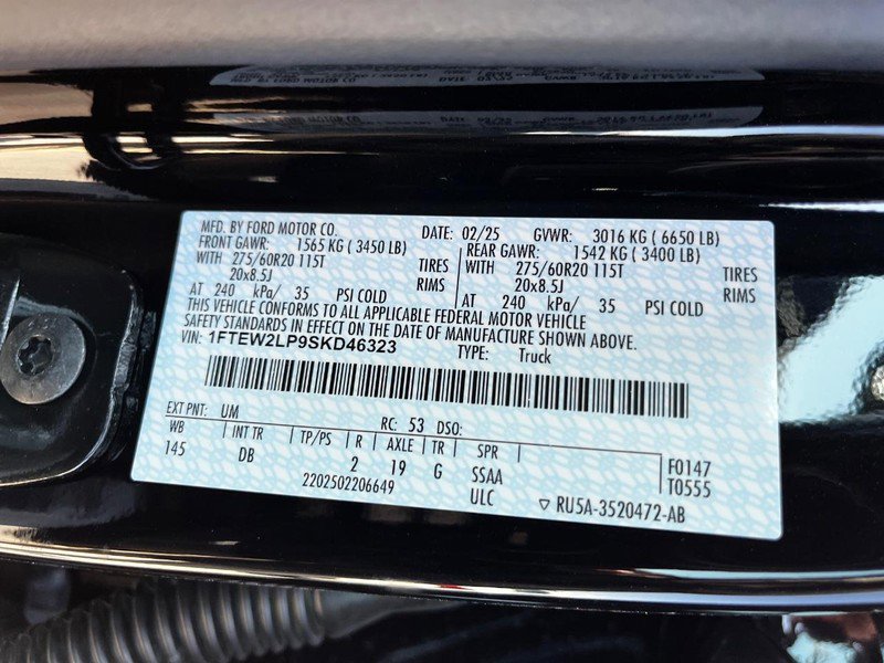 New 2025 Ford F150 STX w/ STX Black Appearance Package image 15