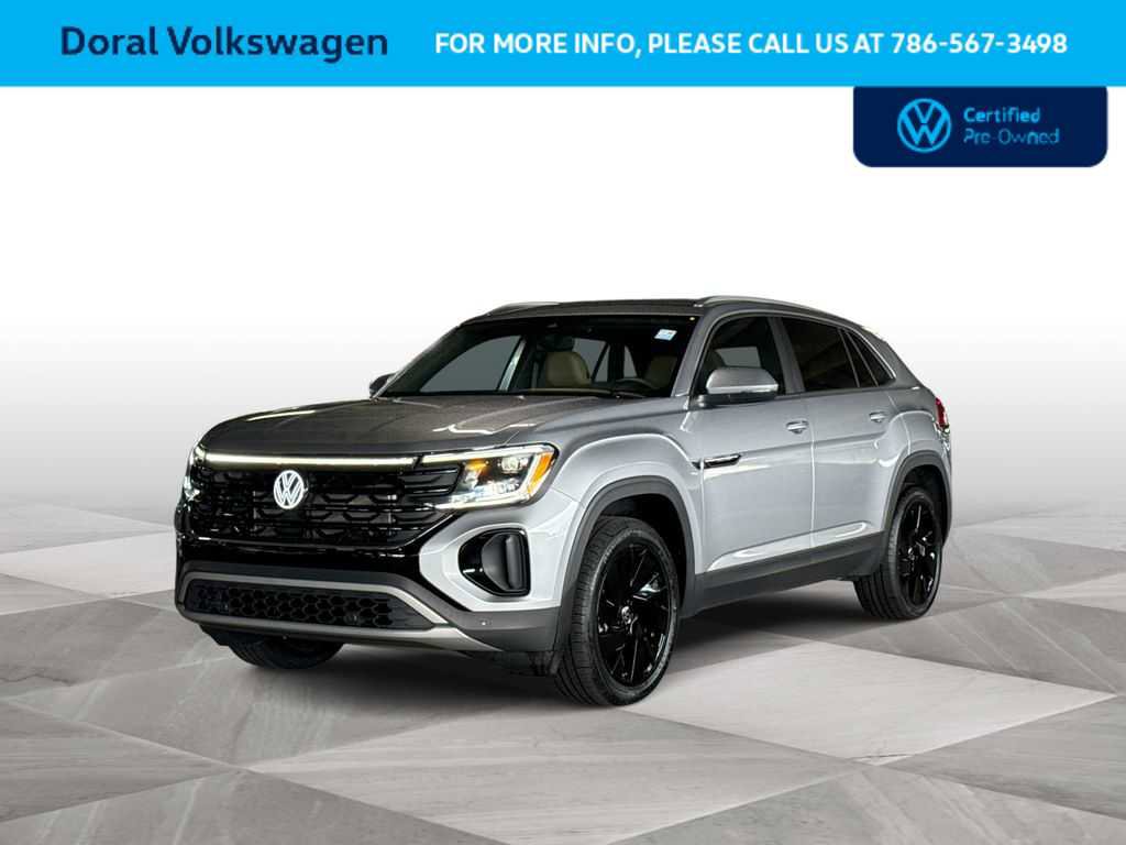 Certified 2024 Volkswagen Atlas Cross Sport SE w/ Panoramic Sunroof Package FWD image 1