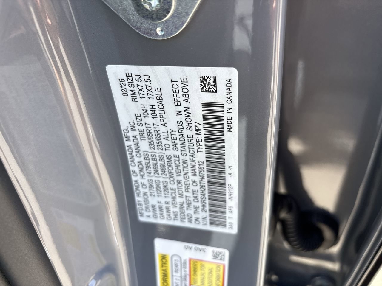 Used 2026 Honda CR-V LX image 21