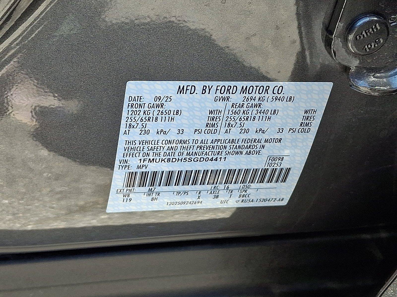 Certified 2025 Ford Explorer Active AWD/4WD image 25