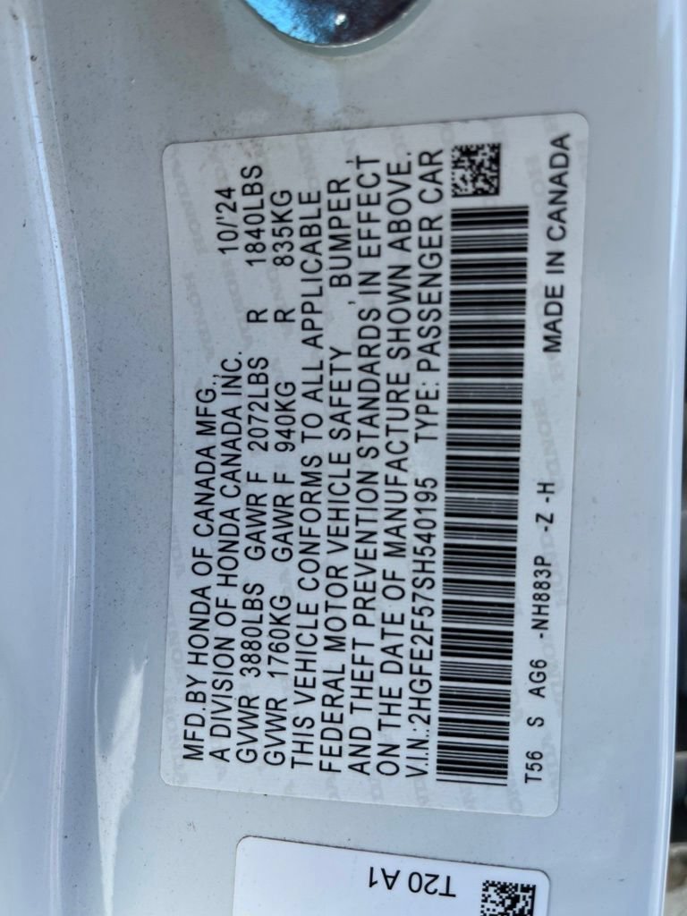 Used 2025 Honda Civic Sport image 9