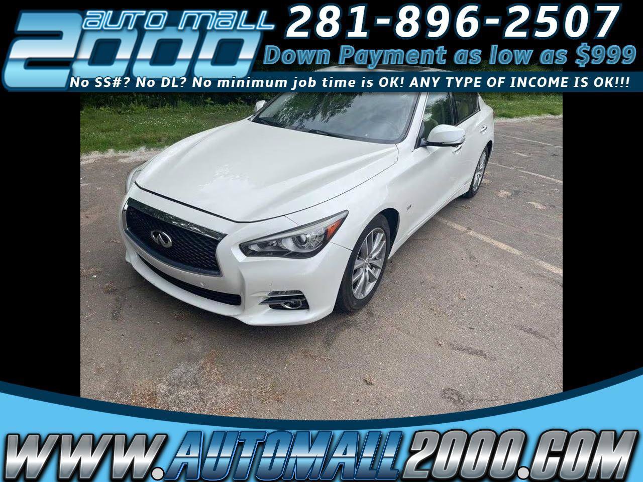 Used 2016 INFINITI Q50 3.0t Premium w/ 3.0T Premium Plus Package RWD image 1