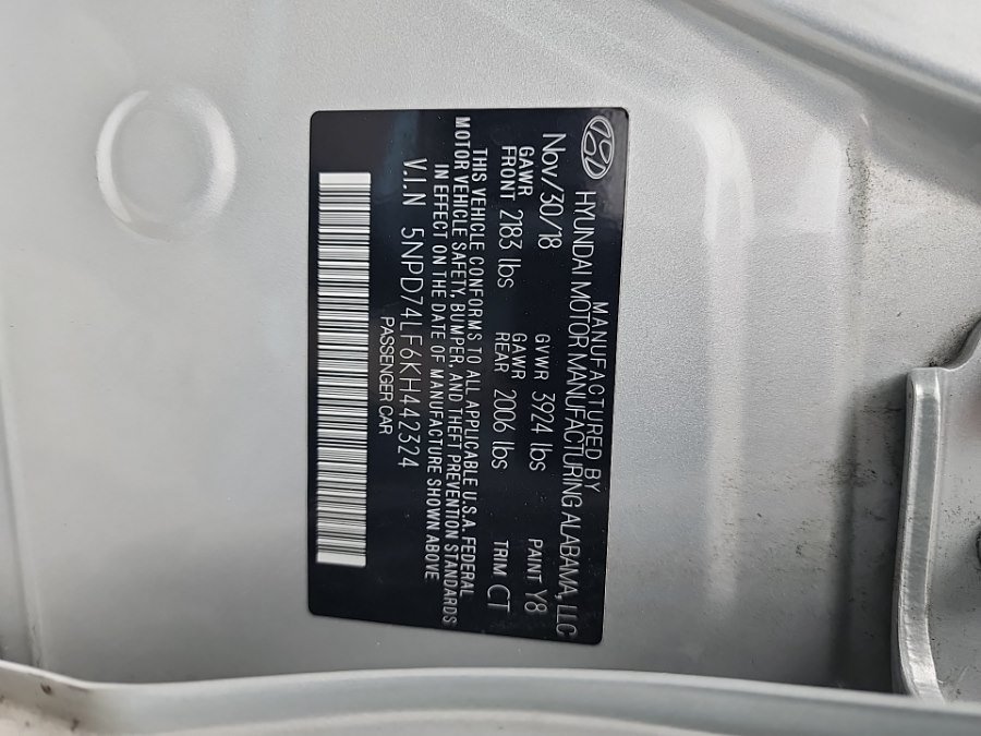 Used 2019 Hyundai Elantra SE w/ Cargo Package FWD image 15