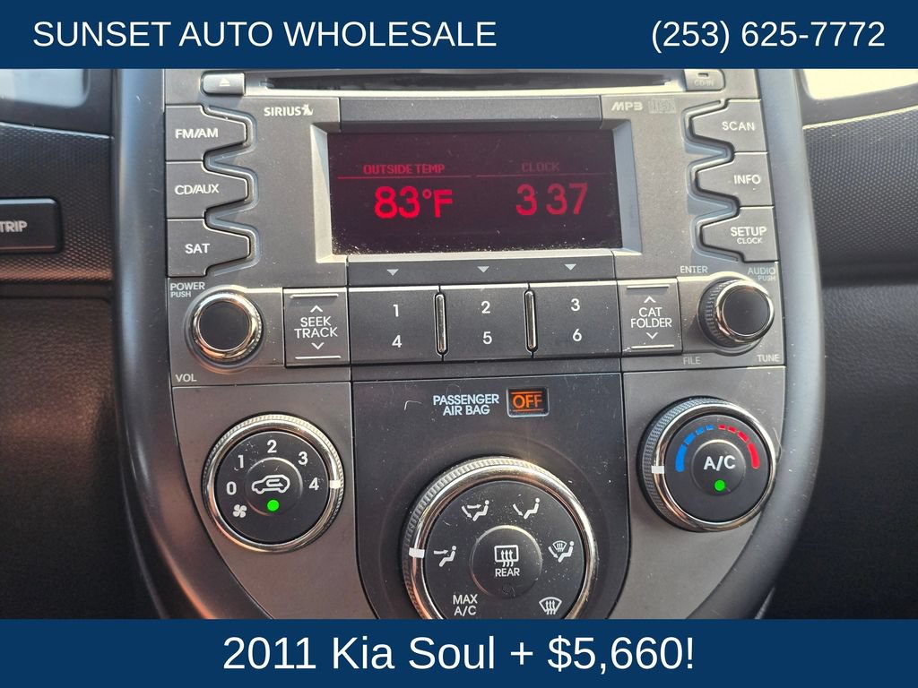 Used 2011 Kia Soul + w/ Audio Pkg FWD image 30