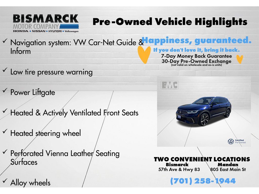 Certified 2024 Volkswagen Tiguan SEL R-Line w/ MDO Package, Two-Row AWD/4WD image 5