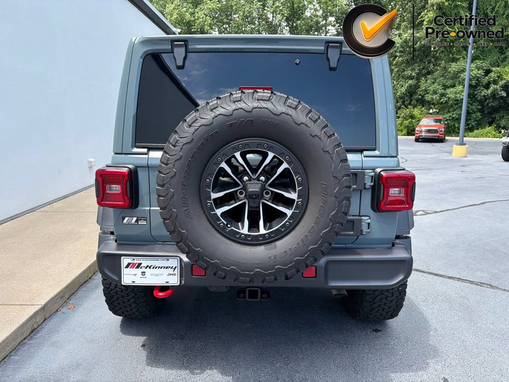 Certified 2024 Jeep Wrangler Unlimited Rubicon w/ XTREMEE 35" Tire Package AWD/4WD image 14