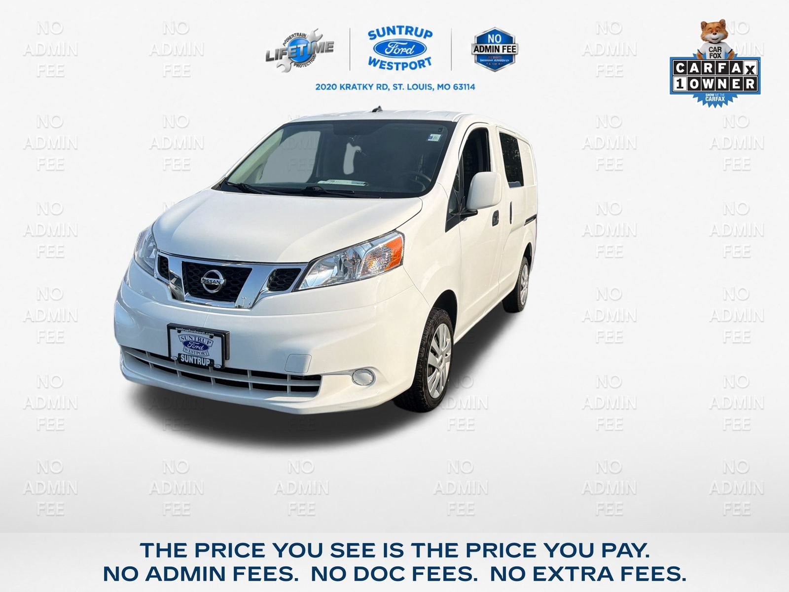 Used 2021 Nissan NV200 SV w/ Sliding Door Glass Package FWD image 1