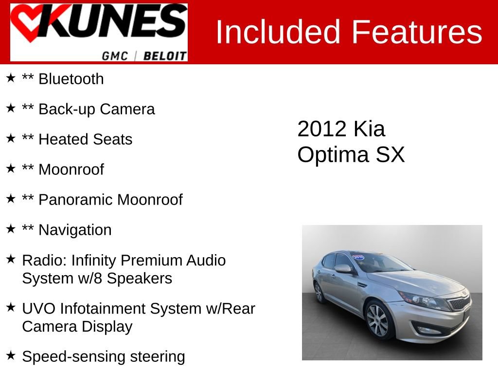 Used 2012 Kia Optima SX w/ Premium Touring Pkg video 2
