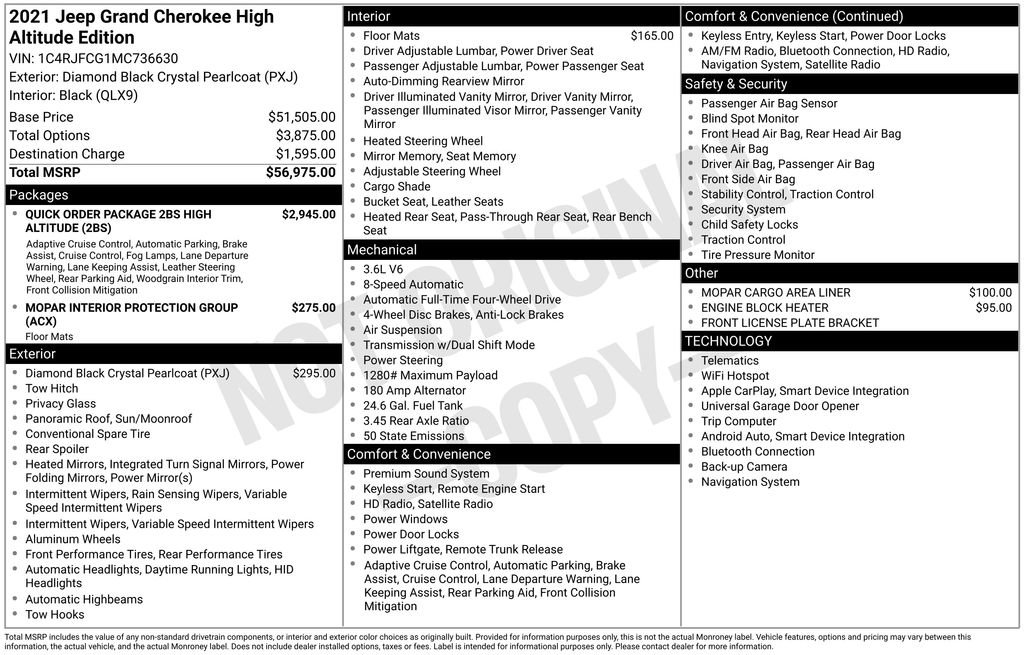 Used 2021 Jeep Grand Cherokee High Altitude image 50