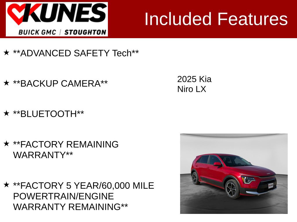 Used 2025 Kia Niro LX FWD image 2