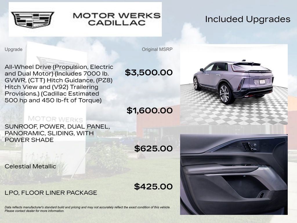 Certified 2025 Cadillac Lyriq Luxury w/ LPO, Floor Liner Package AWD/4WD image 9