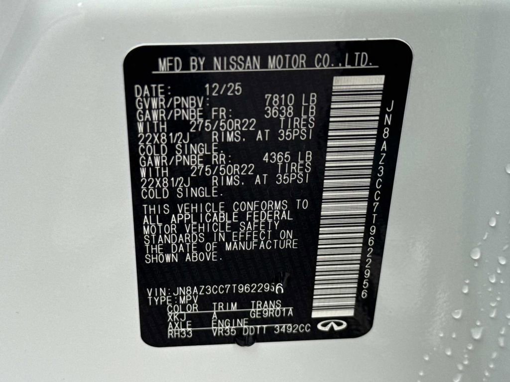 New 2026 INFINITI QX80 Autograph image 31