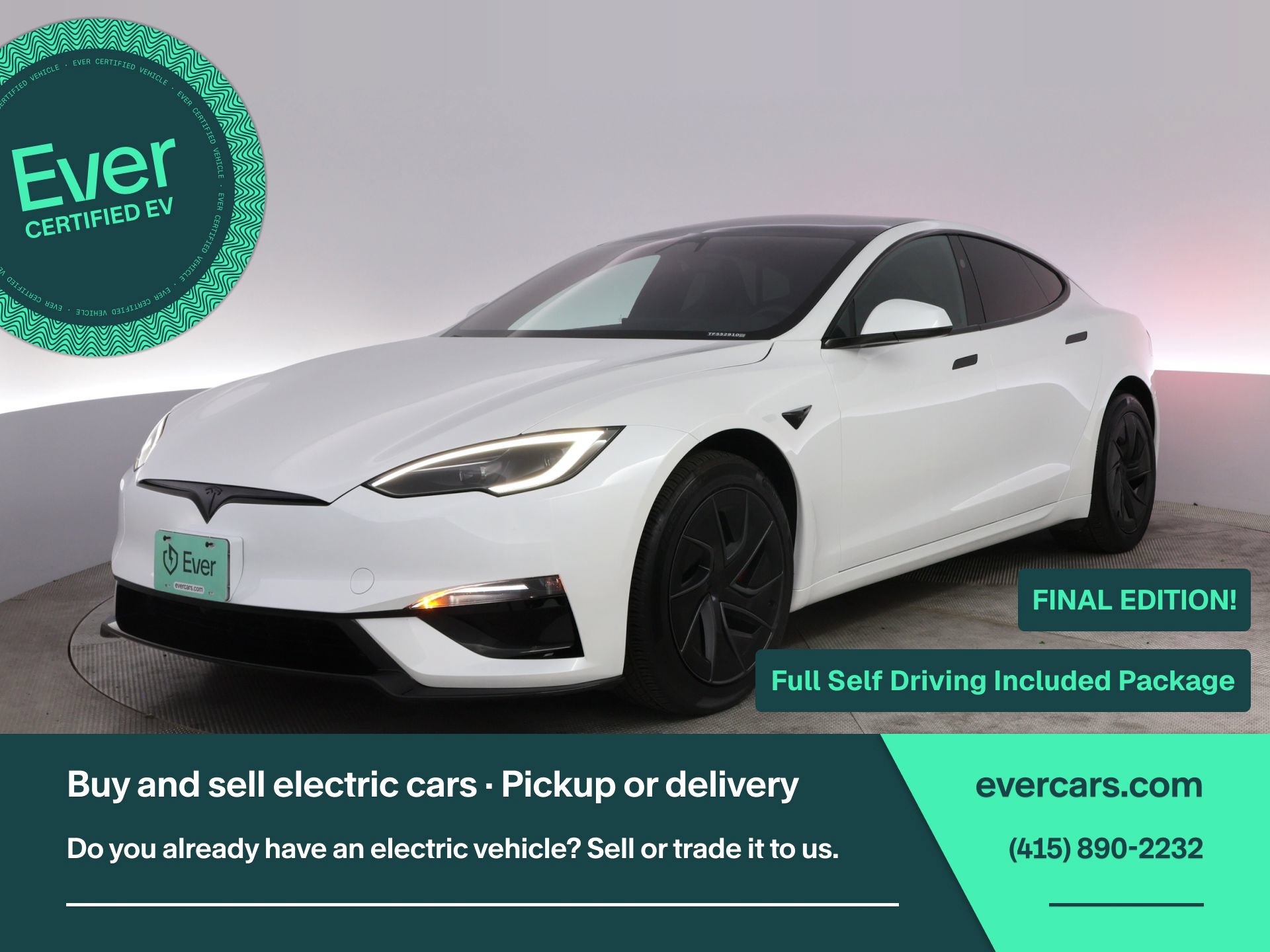 Used 2026 Tesla Model S Plaid AWD/4WD image 1