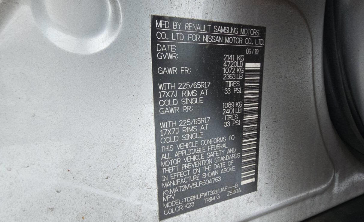 Used 2020 Nissan Rogue S w/ Special Edition Package image 9