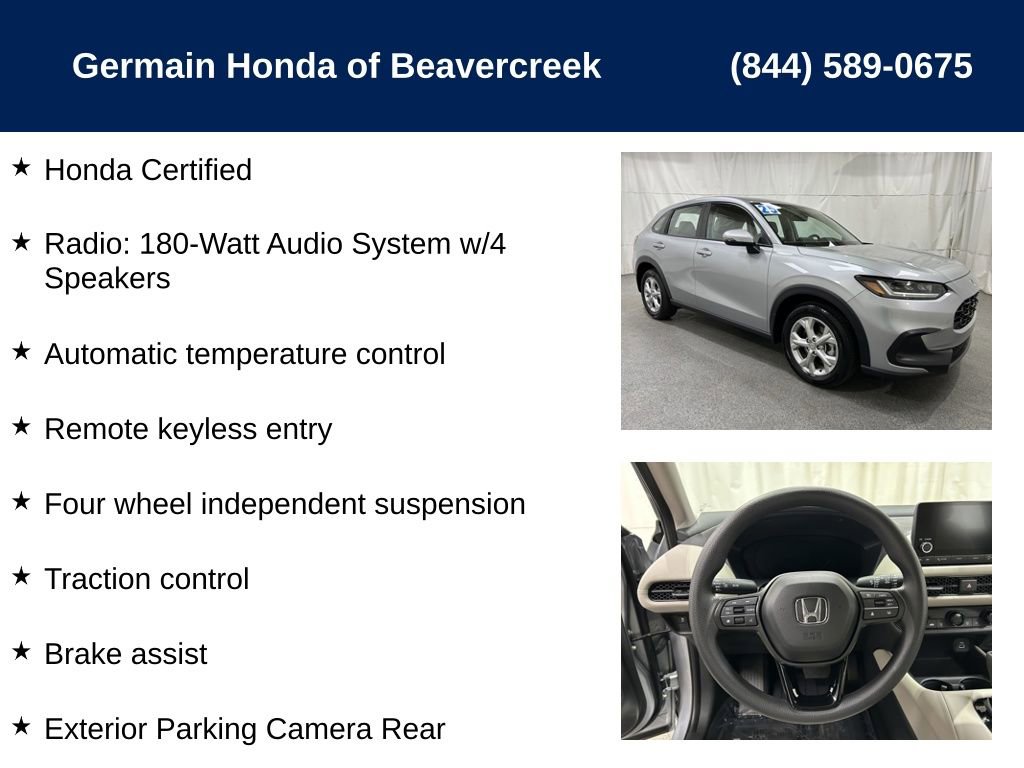 Certified 2025 Honda HR-V LX image 5