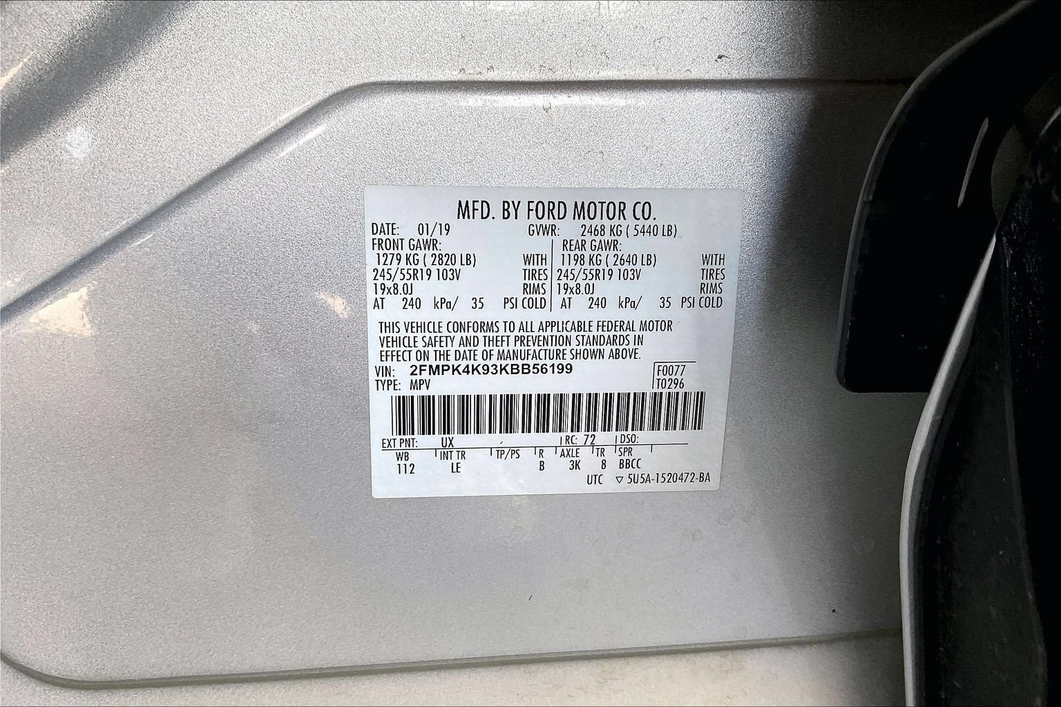 Used 2019 Ford Edge Titanium AWD/4WD image 17