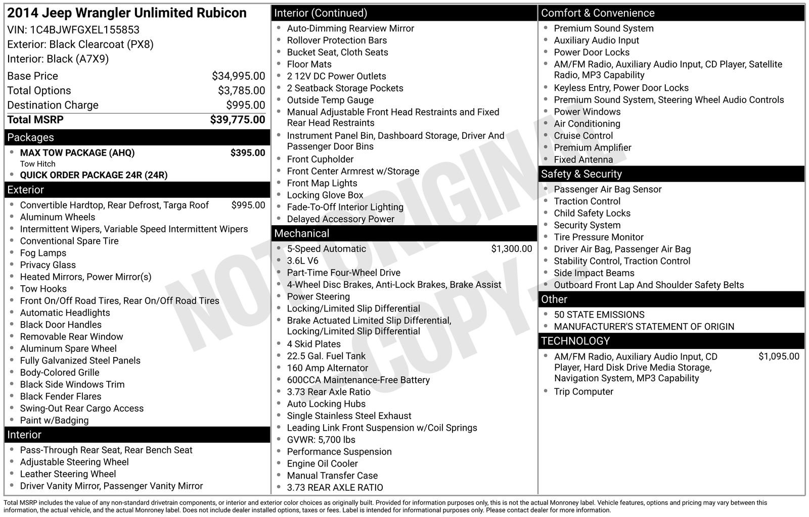 Used 2014 Jeep Wrangler Unlimited Rubicon w/ Max Tow Package image 28