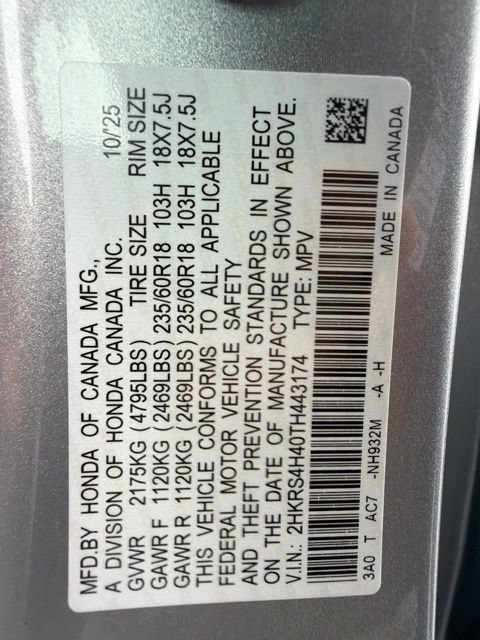 Certified 2026 Honda CR-V EX image 28