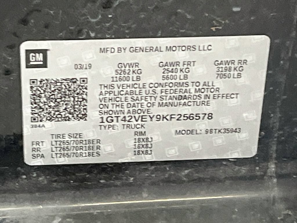 Used 2019 GMC Sierra 3500 SLT w/ Duramax Plus Package AWD/4WD image 32