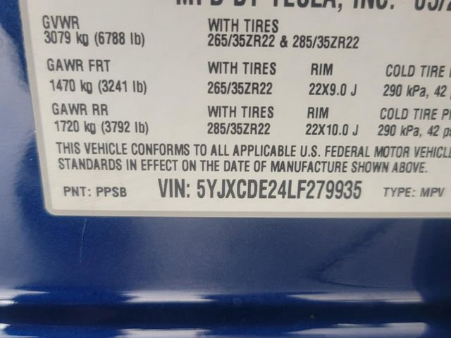 Used 2020 Tesla Model X Long Range AWD/4WD image 28