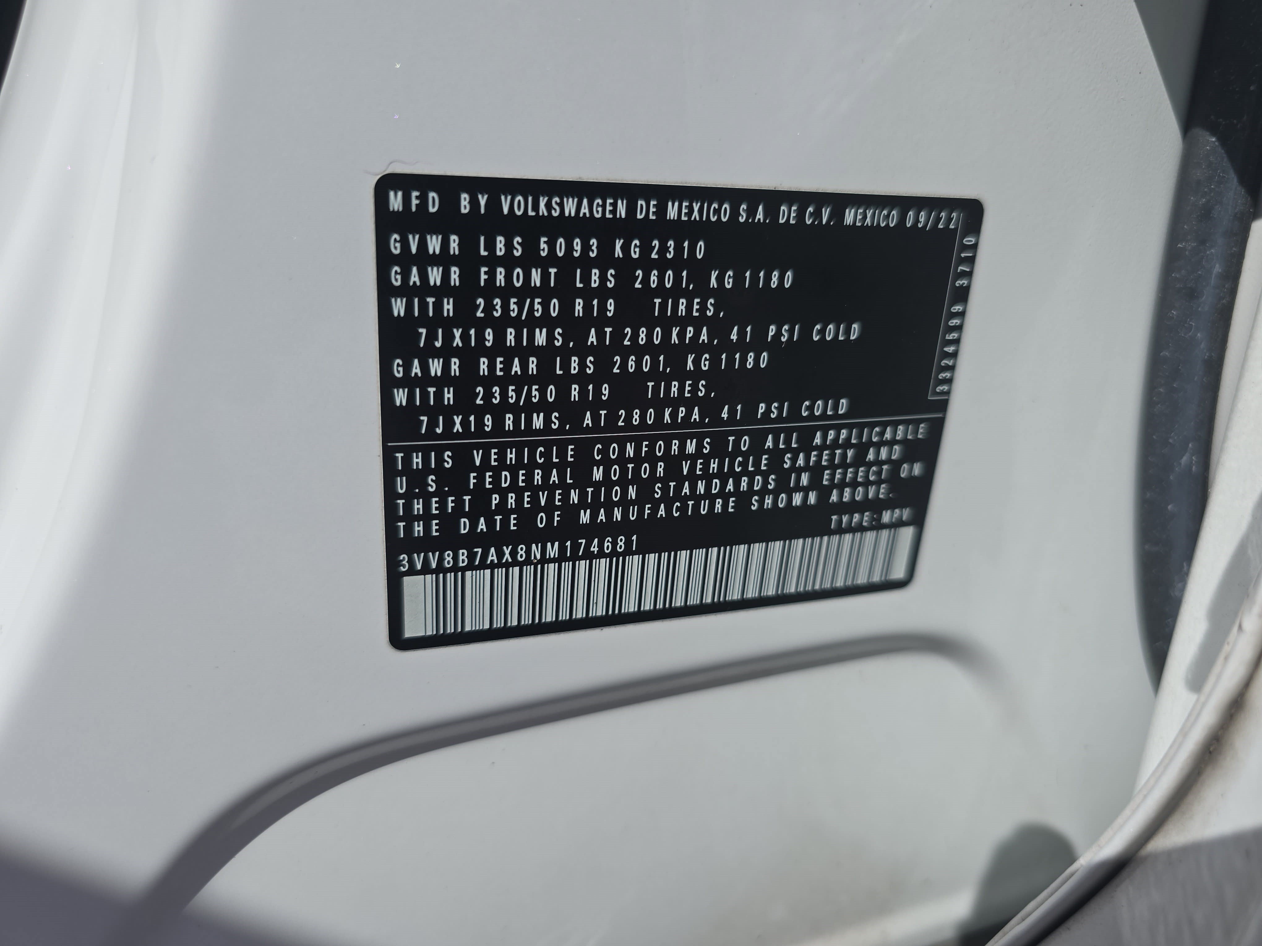 Used 2022 Volkswagen Tiguan SE R-Line AWD/4WD image 36