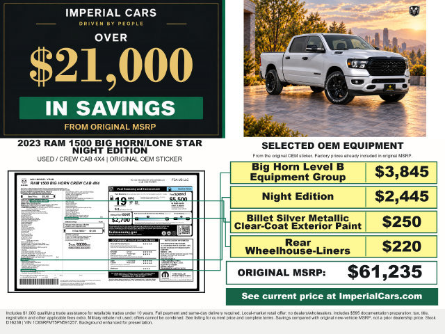Used 2023 RAM 1500 Big Horn AWD/4WD image 3