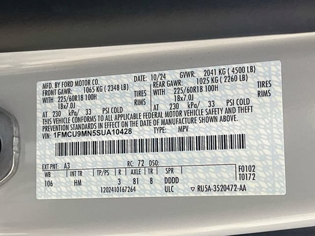 Used 2025 Ford Escape ST-Line AWD/4WD image 8