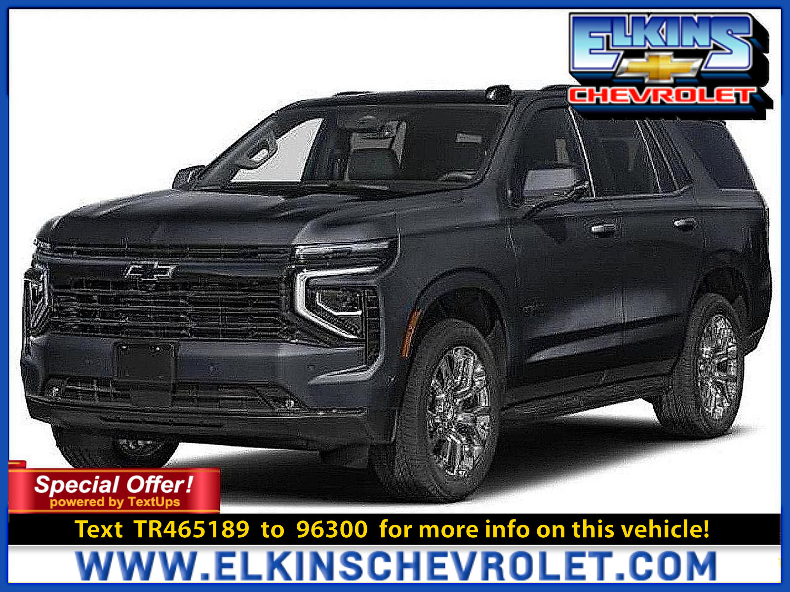 New 2026 Chevrolet Tahoe RST w/ RST Capability Package AWD/4WD image 1