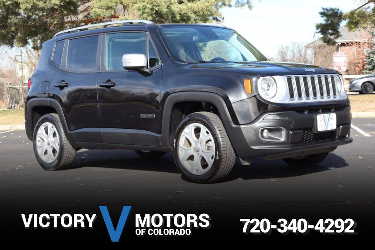 Used 2018 Jeep Renegade Limited w/ UConnect 8.4 Nav Group AWD/4WD image 1