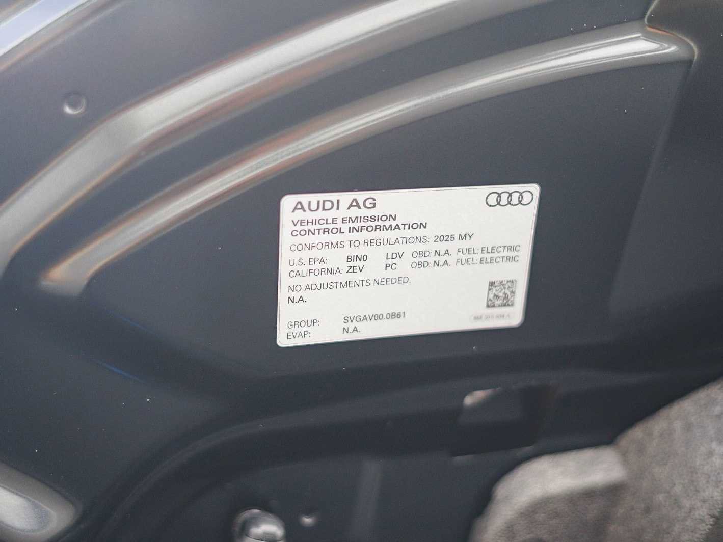 Certified 2025 Audi A6 e-tron Premium w/ Premium Plus RWD image 30
