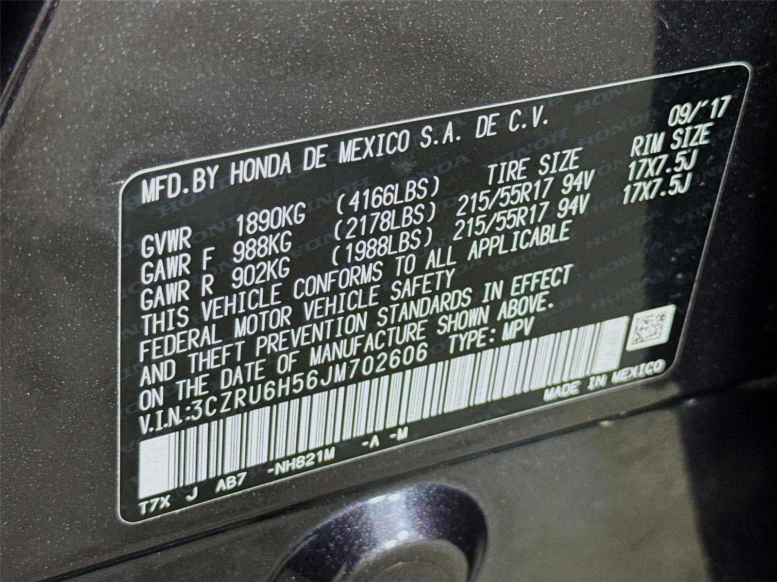 Used 2018 Honda HR-V EX image 32