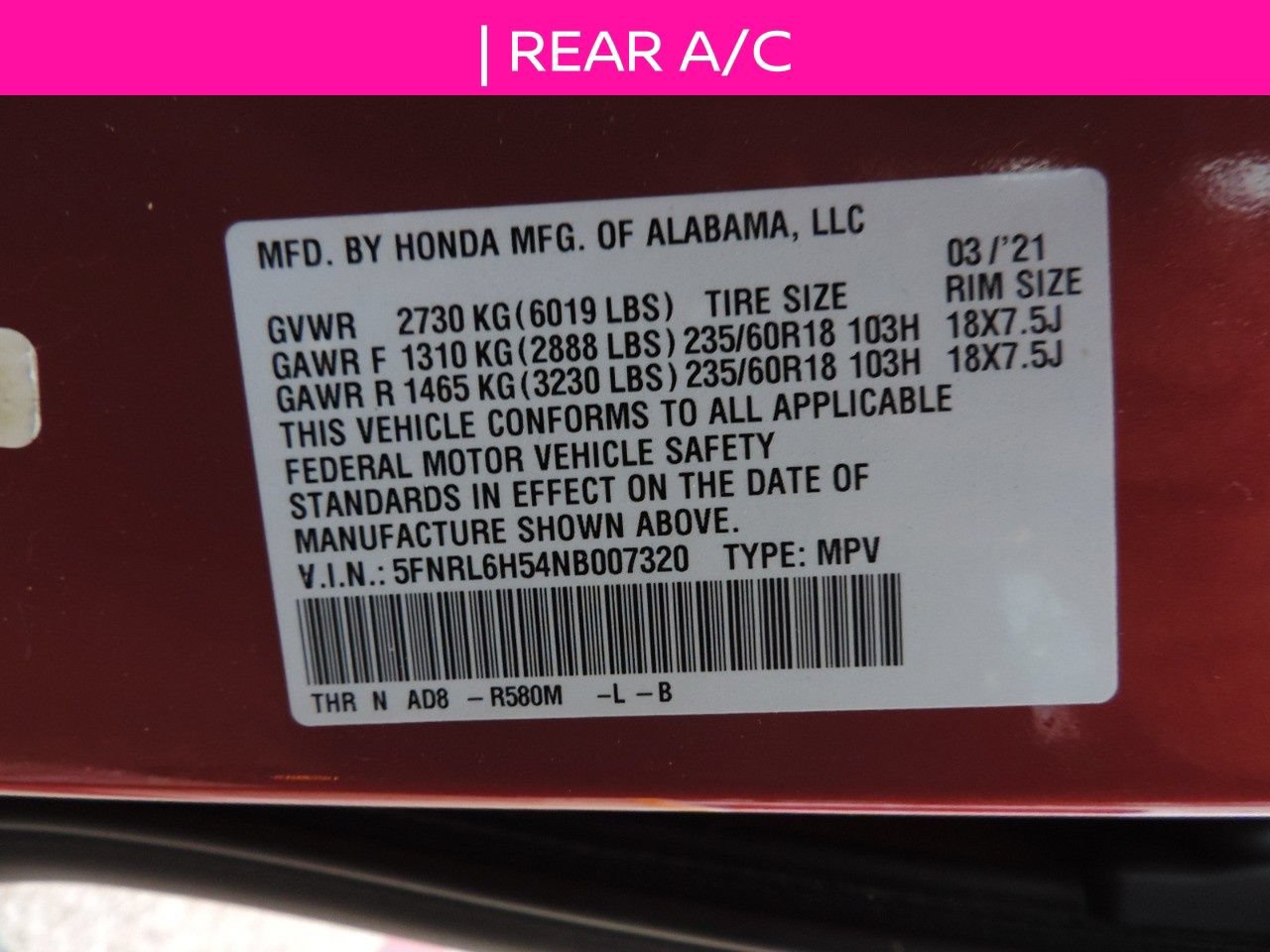 Used 2022 Honda Odyssey EX image 16