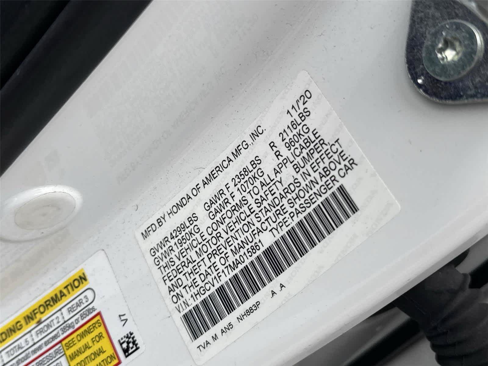 Used 2021 Honda Accord LX image 20