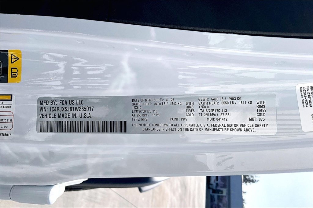New 2026 Jeep Wrangler Unlimited Rubicon 392 w/ Quick Order Package 27X Moab AWD/4WD image 33