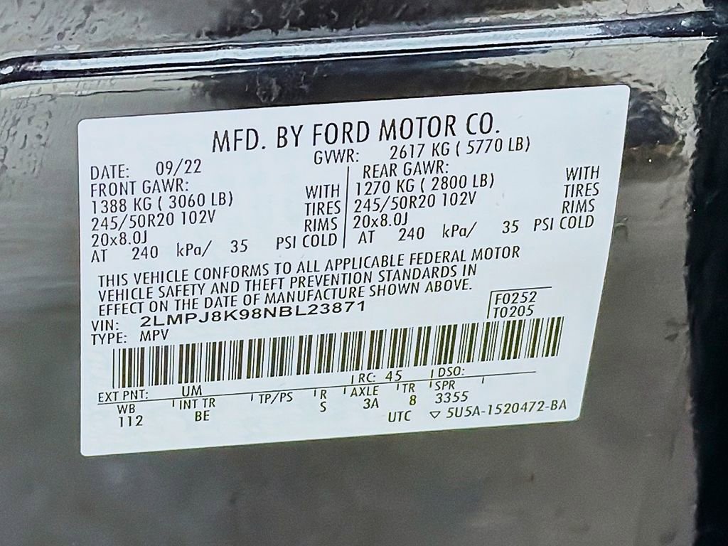 Used 2022 Lincoln Nautilus Reserve image 40