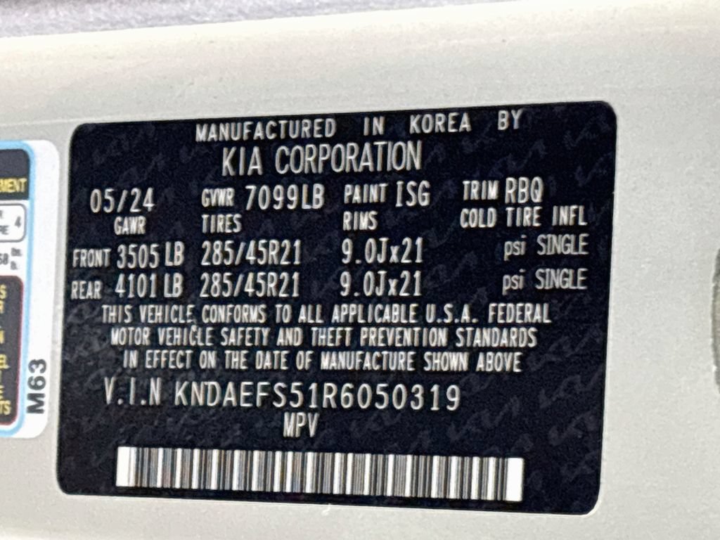 Certified 2024 Kia EV9 GT-Line AWD/4WD image 27