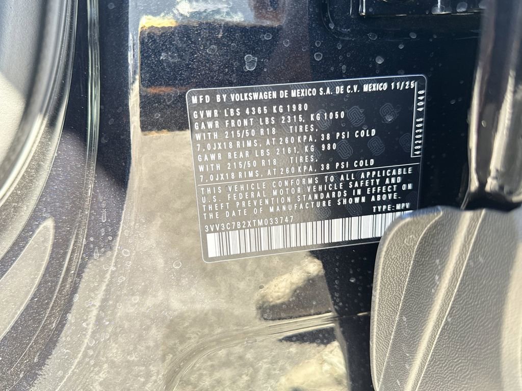 New 2026 Volkswagen Taos SE image 28