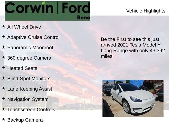 Used 2021 Tesla Model Y Long Range AWD/4WD image 4