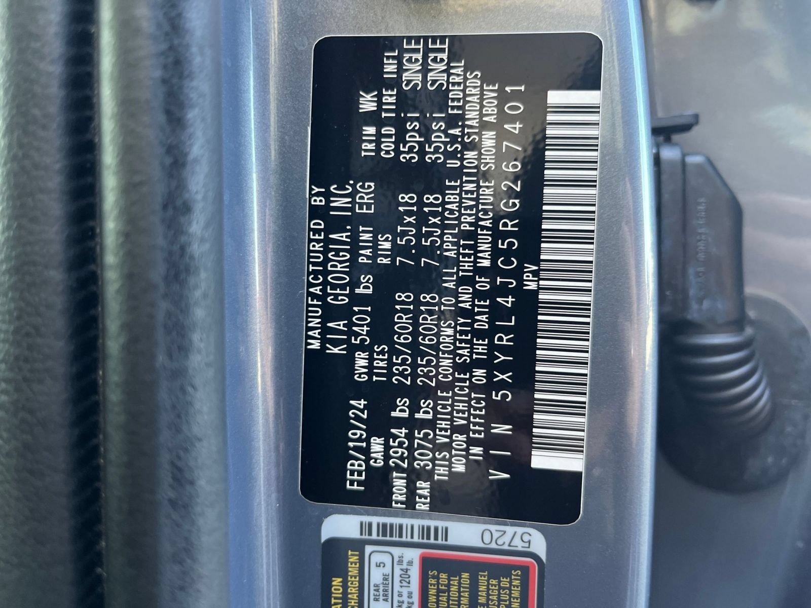 Used 2024 Kia Sorento S FWD image 30
