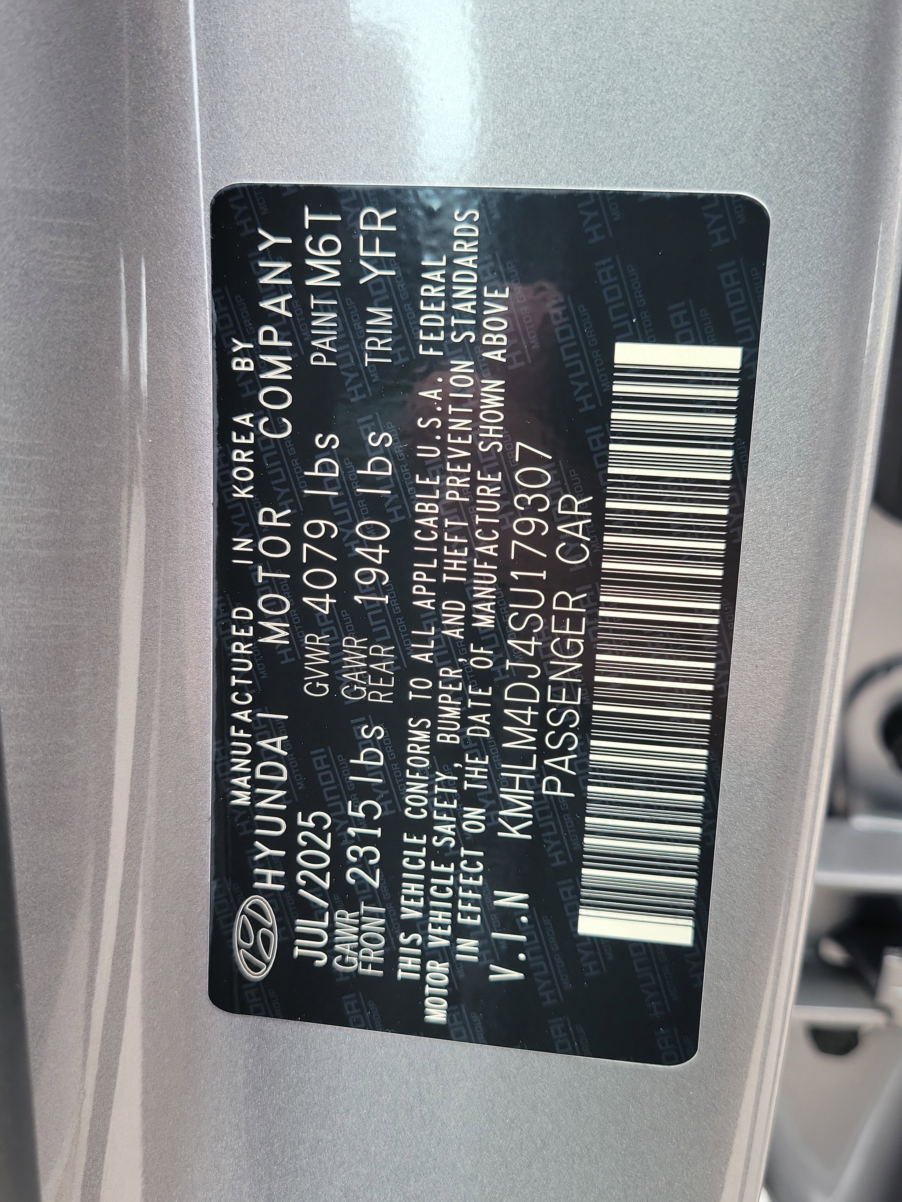 New 2025 Hyundai Elantra Blue image 35