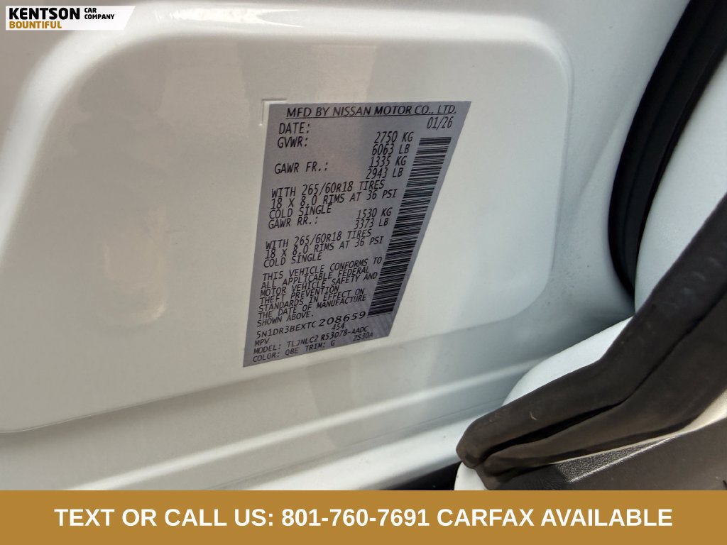 Used 2026 Nissan Pathfinder Rock Creek AWD/4WD image 38