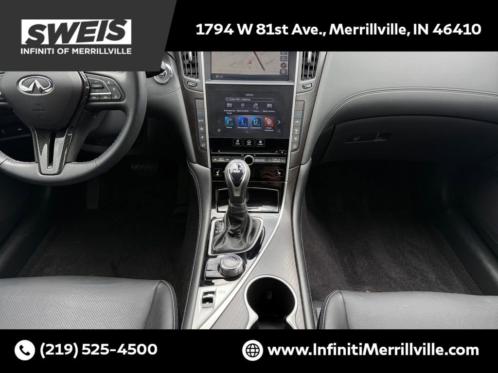 Certified 2024 INFINITI Q50 Sensory image 8