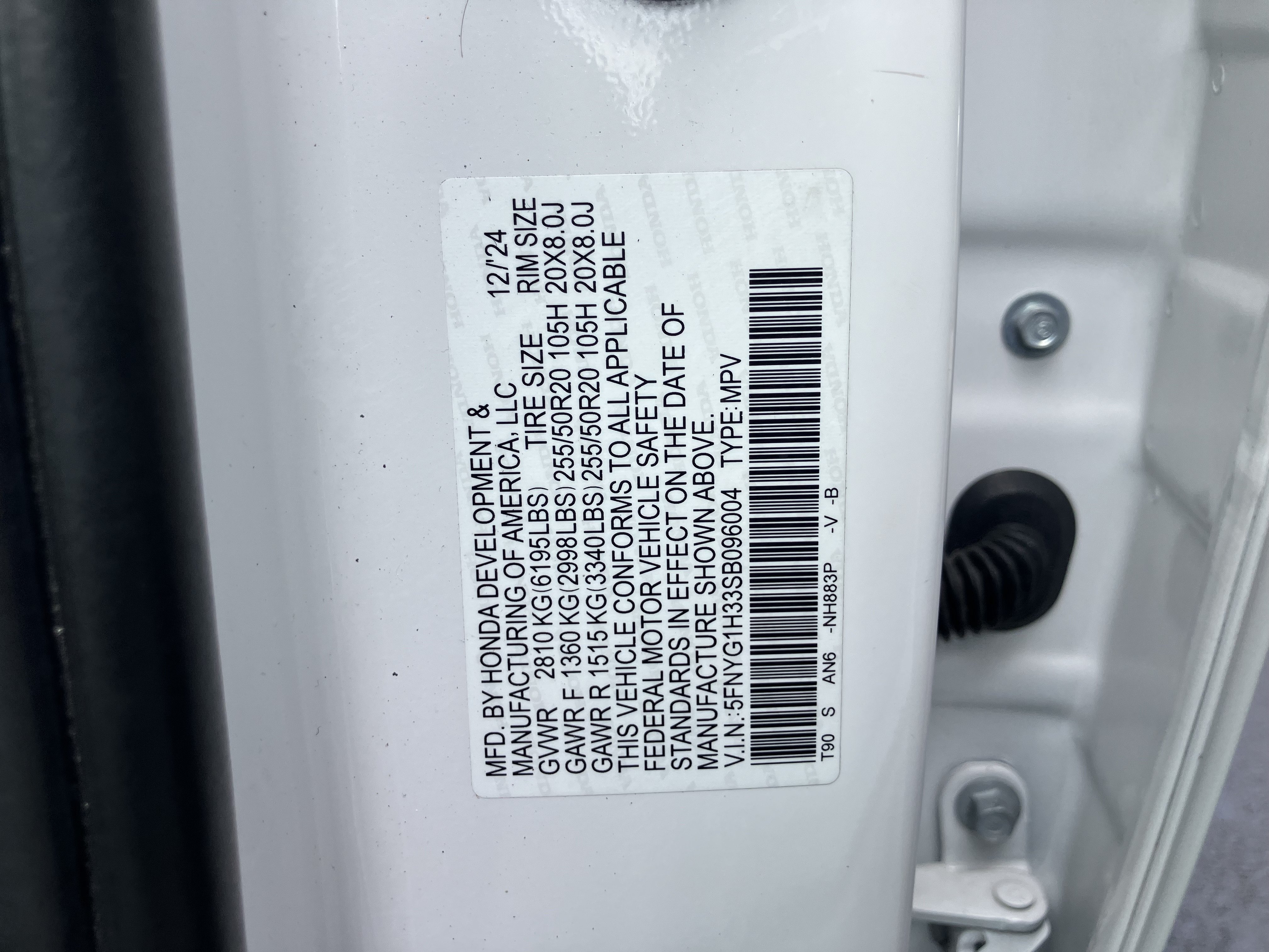 Certified 2025 Honda Pilot Sport image 37