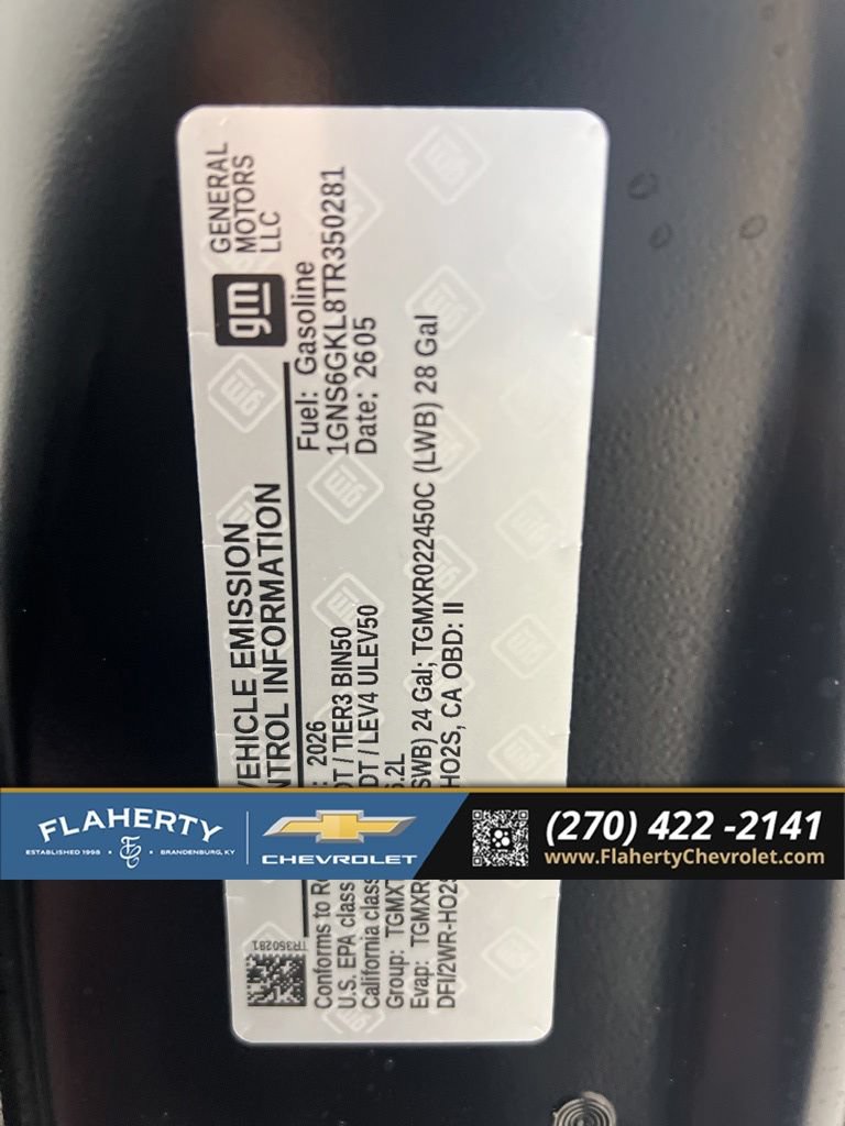 New 2026 Chevrolet Suburban High Country AWD/4WD image 17