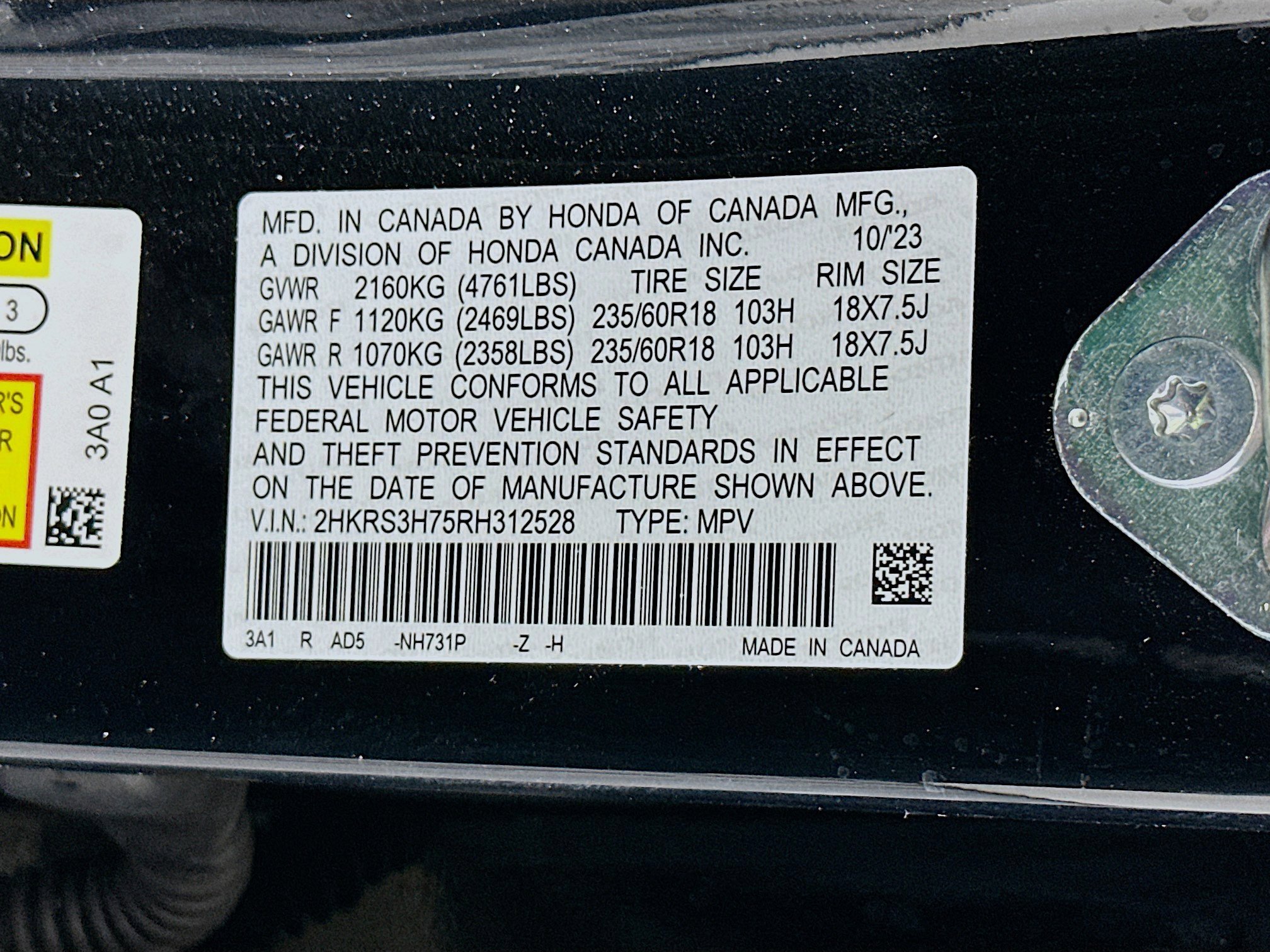 Used 2024 Honda CR-V EX-L image 12