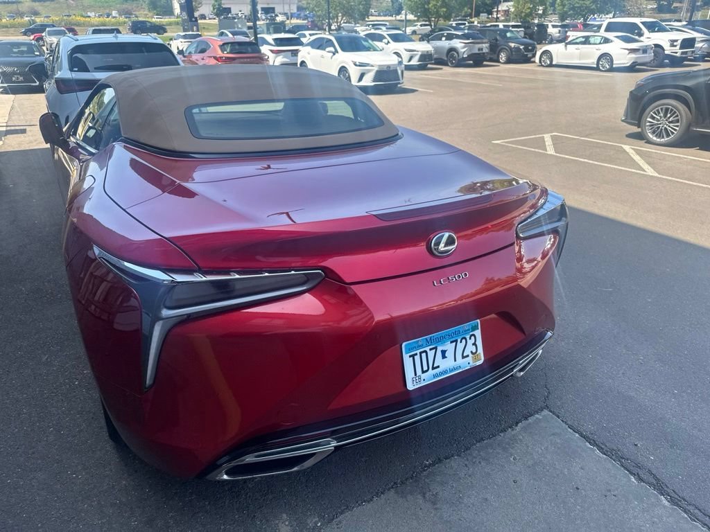Certified 2022 Lexus LC 500 Convertible w/ Touring Package RWD image 12