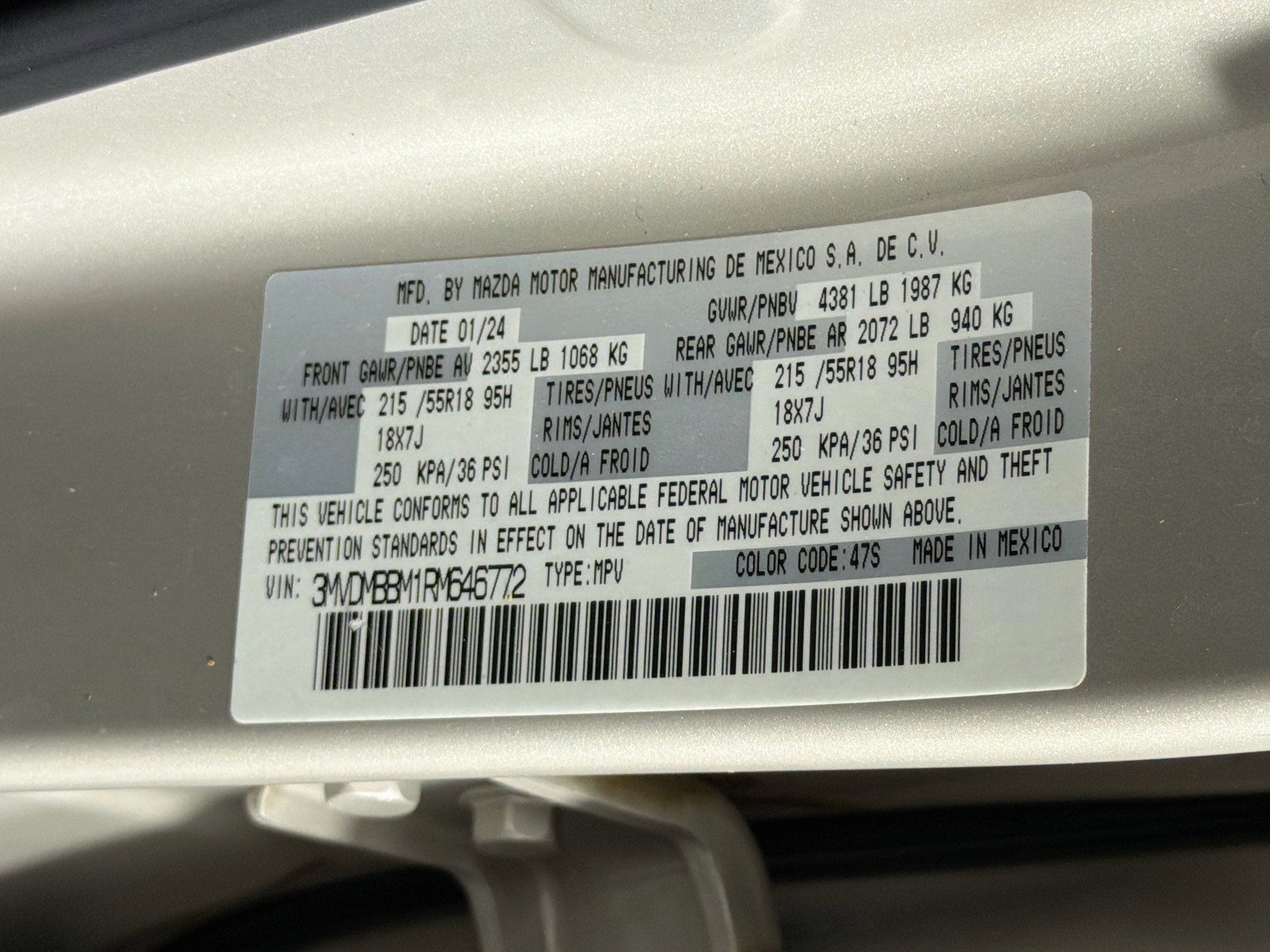 Used 2024 MAZDA CX-30 AWD 2.5 S w/ Select Sport Pkg image 12